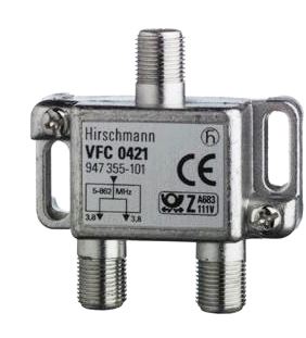 F 2-es splitter Hirschmann VFC 0421-2